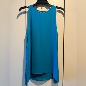 Lush All In Favor Side Slit Black Tank NWT